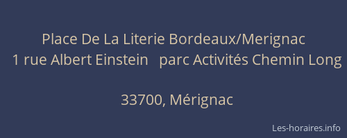 Place De La Literie Bordeaux/Merignac