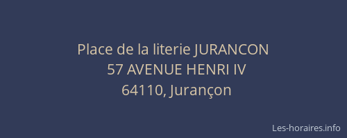 Place de la literie JURANCON