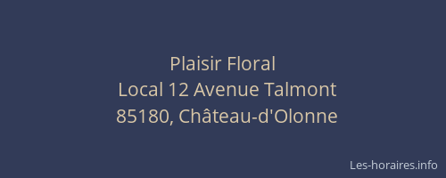 Plaisir Floral
