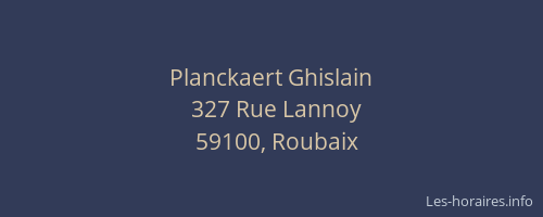Planckaert Ghislain