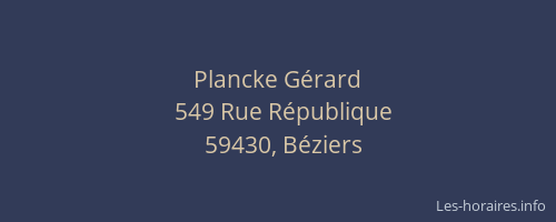 Plancke Gérard