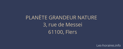 PLAN&Egrave;TE GRANDEUR NATURE