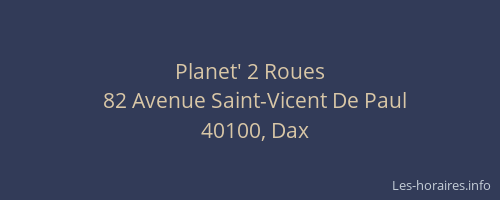 Planet' 2 Roues