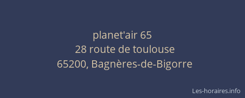 planet'air 65