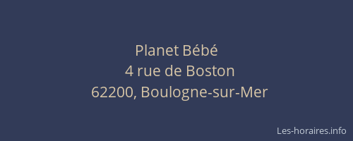 Planet Bébé