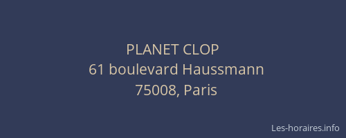 PLANET CLOP