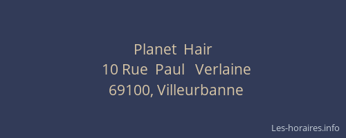 Planet  Hair