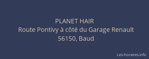 PLANET HAIR