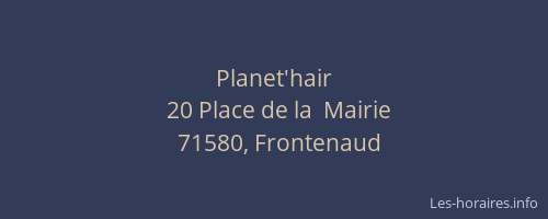 Planet'hair