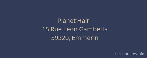 Planet'Hair
