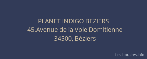 PLANET INDIGO BEZIERS
