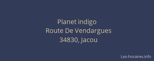 Planet indigo