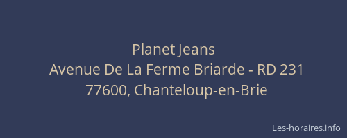 Planet Jeans