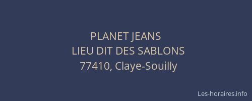 PLANET JEANS
