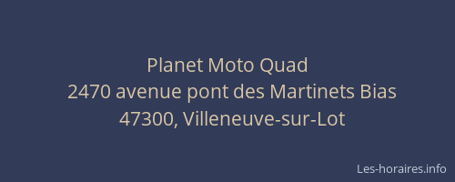 Planet Moto Quad