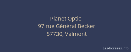 Planet Optic