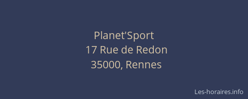 Planet'Sport