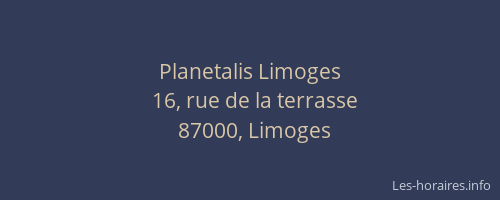 Planetalis Limoges