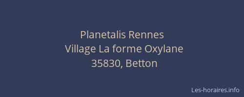 Planetalis Rennes