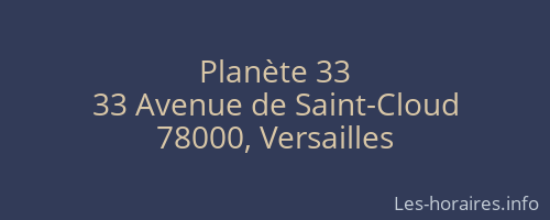 Planète 33