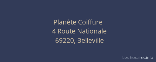 Planète Coiffure