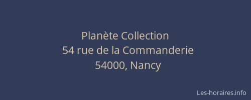 Planète Collection
