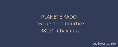PLANETE KADO
