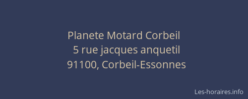 Planete Motard Corbeil