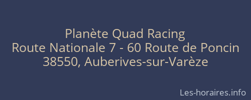 Planète Quad Racing