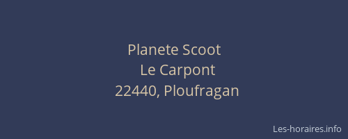 Planete Scoot