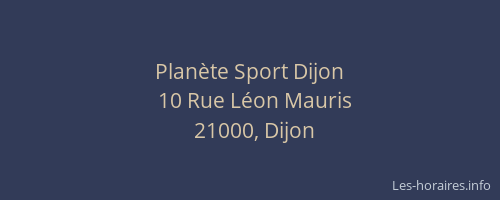 Planète Sport Dijon