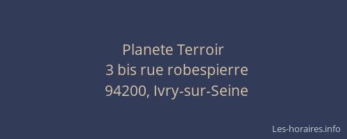 Planete Terroir