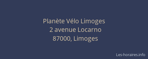 Planète Vélo Limoges