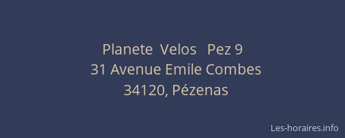 Planete  Velos   Pez 9
