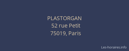 PLASTORGAN