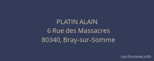 PLATIN ALAIN