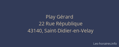 Play Gérard