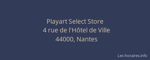 Playart Select Store