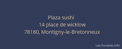 Plaza sushi