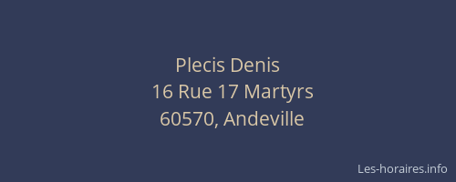 Plecis Denis