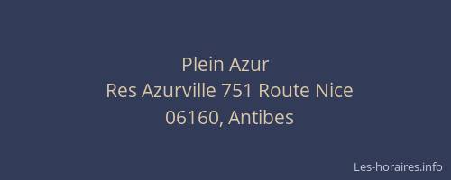 Plein Azur