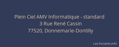Plein Ciel AMV Informatique - standard