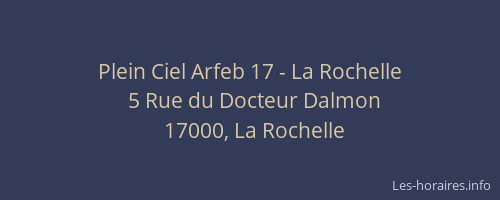 Plein Ciel Arfeb 17 - La Rochelle