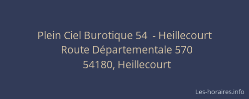 Plein Ciel Burotique 54  - Heillecourt