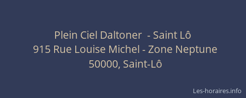 Plein Ciel Daltoner  - Saint Lô