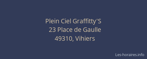 Plein Ciel Graffitty'S