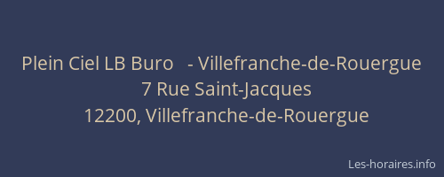 Plein Ciel LB Buro   - Villefranche-de-Rouergue