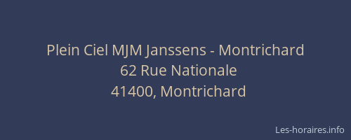 Plein Ciel MJM Janssens - Montrichard