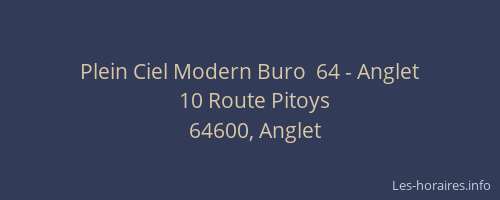 Plein Ciel Modern Buro  64 - Anglet