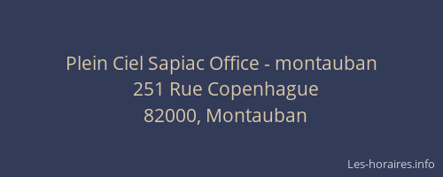 Plein Ciel Sapiac Office - montauban